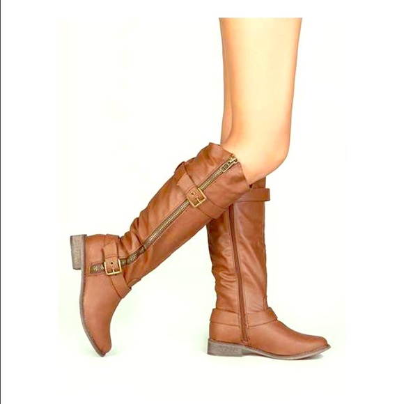 BRECKELLE's RIDER-22 BOOT - Tan - Size 10