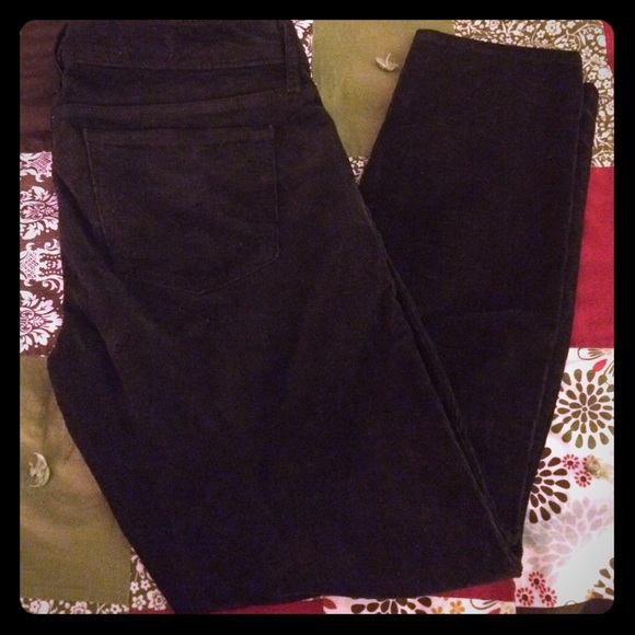 GAP 1969 Always Skinny Black Corduroy Pants