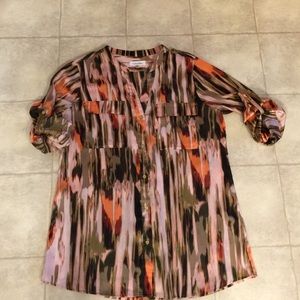 Calvin Klein print blouse