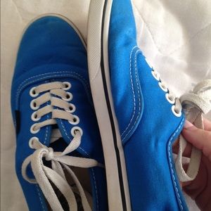 blue vans size 5.5
