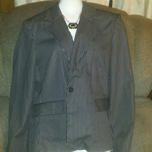 Stripe Blazer