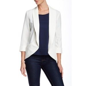 white circle blazer