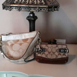 SALE Coach care package! Handbag and wristlet