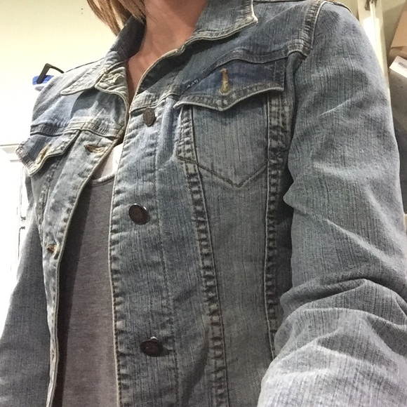 Jackets & Blazers - ANGEL jeans fitted denim jacket. Made in USA