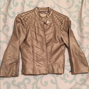 Day trip faux leather jacket