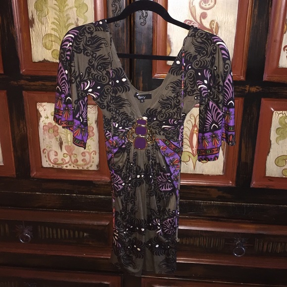 Sky multi colored dress