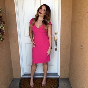 pink business dresses