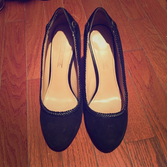 Circo Joan and David - Suede leather black pumps