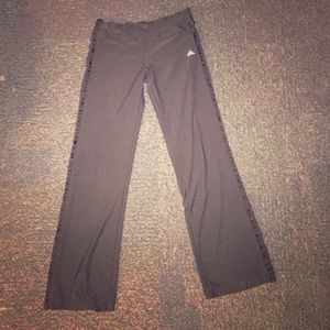 Adidas pants wide bottoms