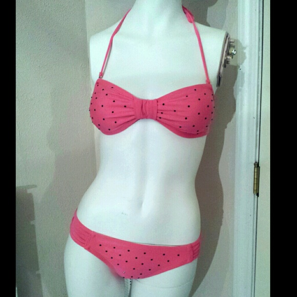 Embellished convertible bandeau and hipster bikini