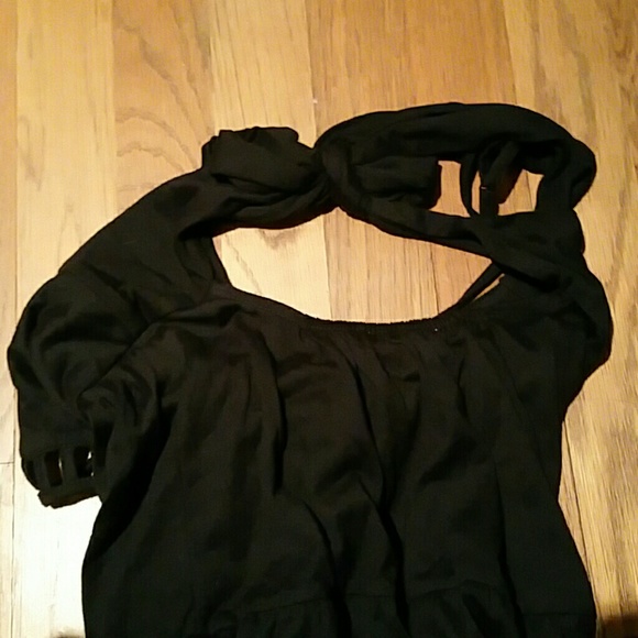 Black American Eagle halter maxi dress xs - Picture 3 of 3