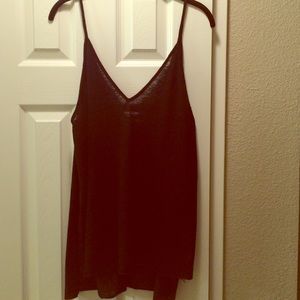 Black spaghetti strap.