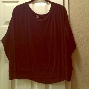 Black American apparel pull over