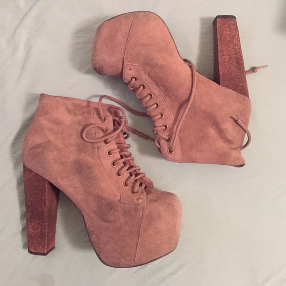 Taupe suede Jeffery Campbell Lita
