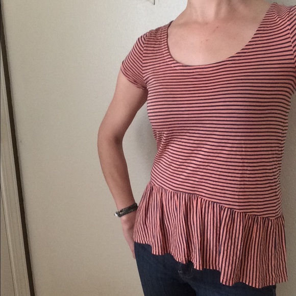 Splendid Ruffle Hem Tee - Picture 3 of 4