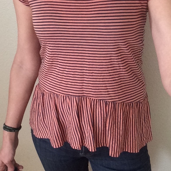 Splendid Ruffle Hem Tee - Picture 4 of 4