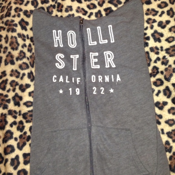 Hollister zip up hoodie