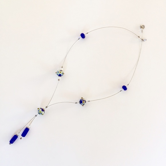 Unique Glass Bead Necklace