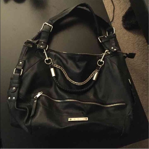Black leather purse!