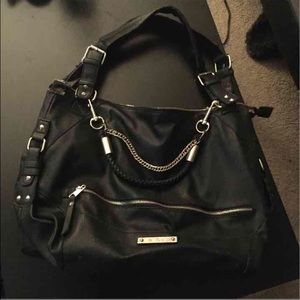 Black leather purse!