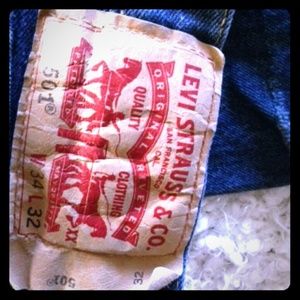 Levi 501 Button fly jeans