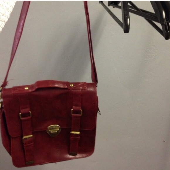 Burgundy Shoulder Bag
