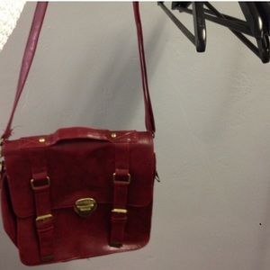 Burgundy Shoulder Bag