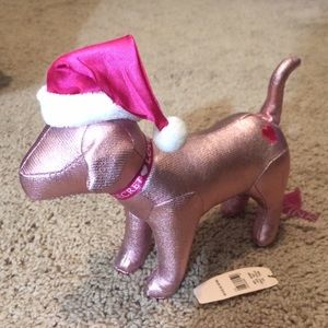 PINK Santa Dog