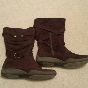 Brown Suede Boots