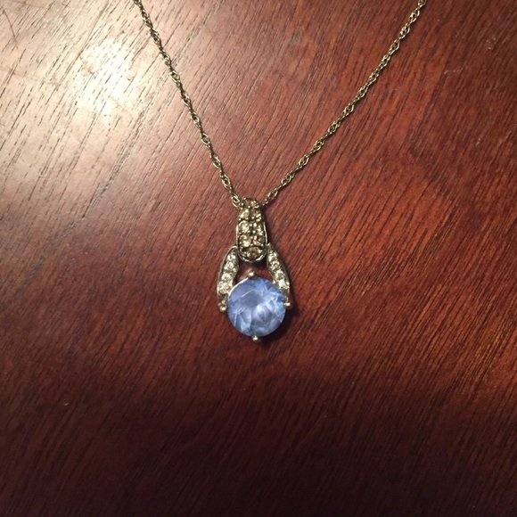 Le Vian blue topaz and diamond necklace
