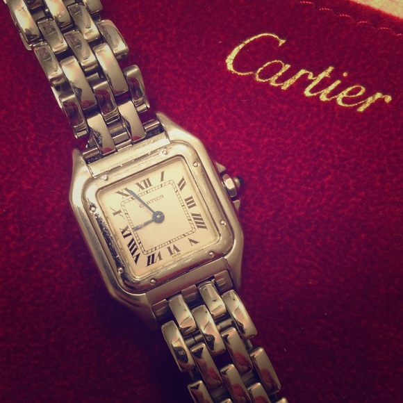Panthère De Cartier Stainless Steel w/ Sapphire