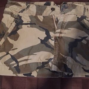 Cutest lil Army Fatigued mini skirt