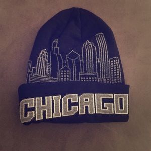 Black chicago beanie