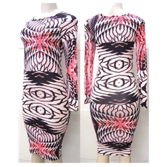 Plus size print dress