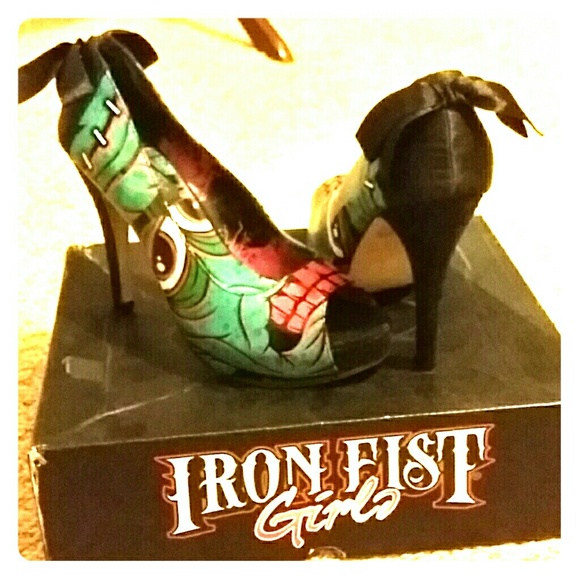 Iron Fist Frankenstein Heels