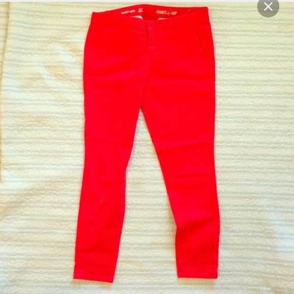 Skinny gap khakis