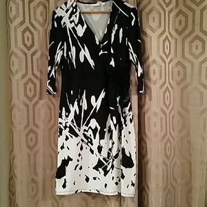 Beautiful black and white dress