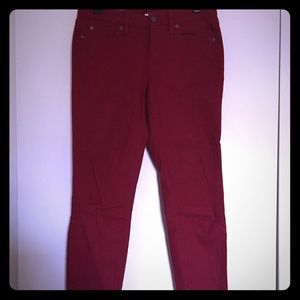 Red skinny jeans 6P