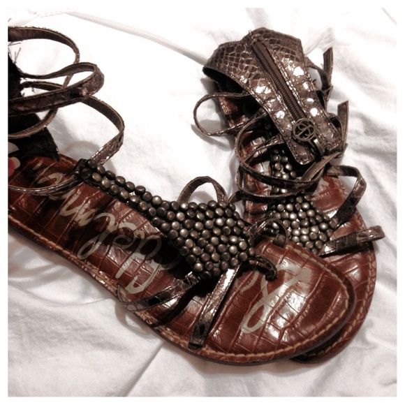 Metallic Sam Edelman Gladiator Sandals