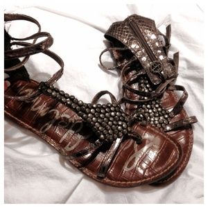 Metallic Sam Edelman Gladiator Sandals