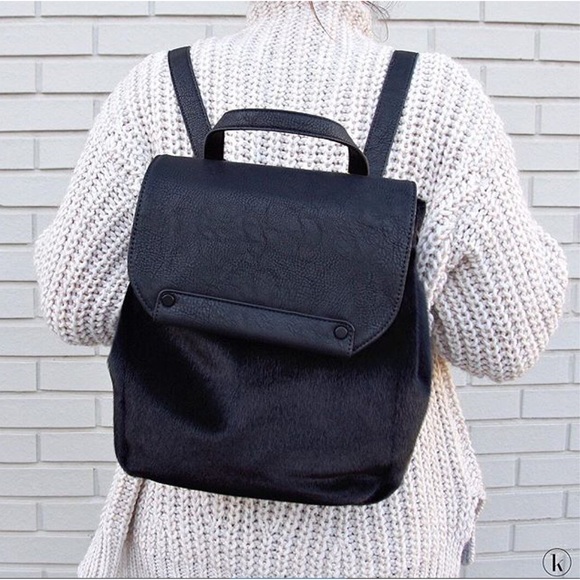 BCBGeneration Handbags - HP🎉 Faux Fur All For You backpack