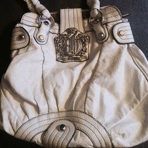 White Guess Purse