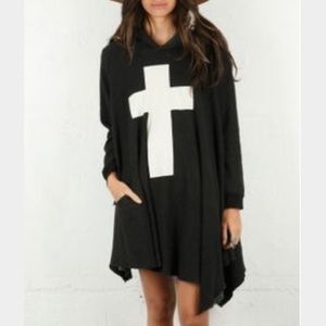 Wildfox Cross Angel hoodie
