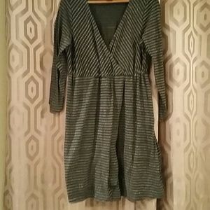 Torrid silver and gray dress