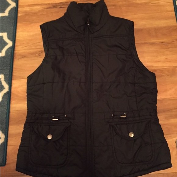 Black Puffer Vest