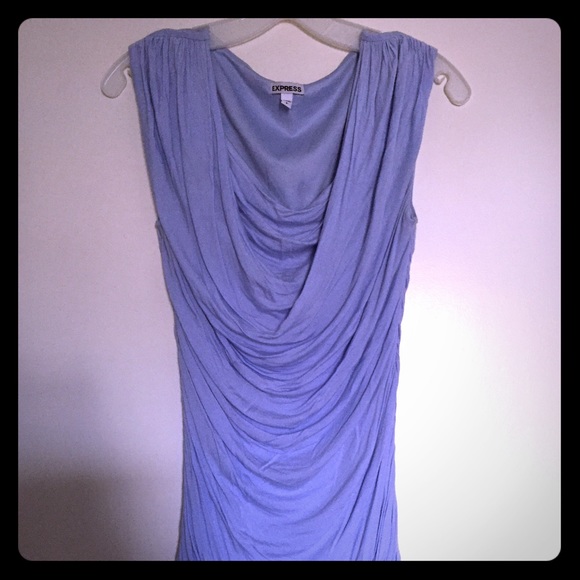 Blue dress top