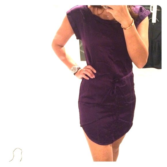 Armani exchange silk/ cotton dress