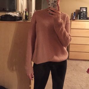 BLUSH CHUNKY KNIT SWEATER