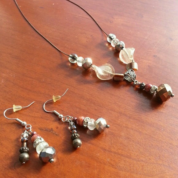 Handmade Necklace and Earring Set