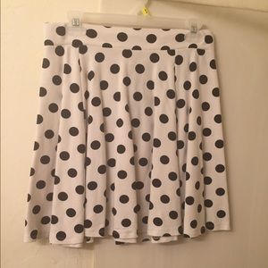 H&M polka dot mini skirt
